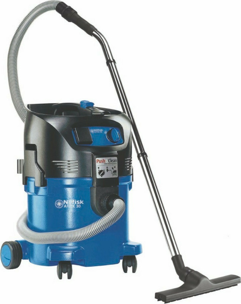 Nilfisk Attix 30-21 PC Σκούπα Υγρών / Στερεών 1500W με Κάδο 30lt 1500W  107407544