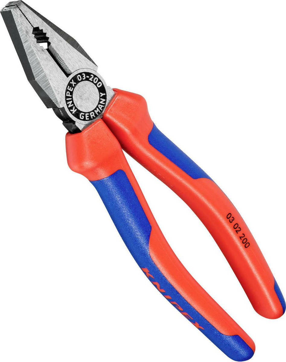 Πένσα Ίσια Ηλεκτρολόγου Μήκους 200mm Knipex 0302200