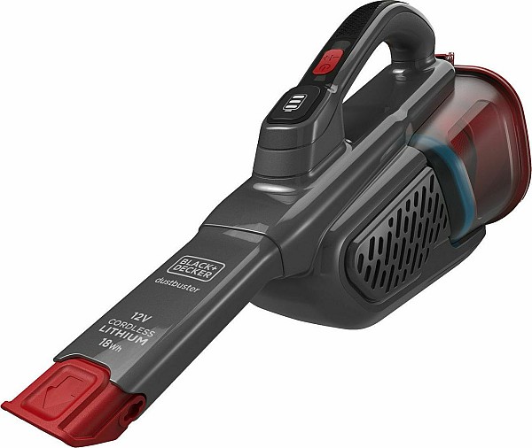 Black & Decker Επαναφορτιζόμενο Σκουπάκι Χειρός 12V Grey/Red BHHV315B-QW