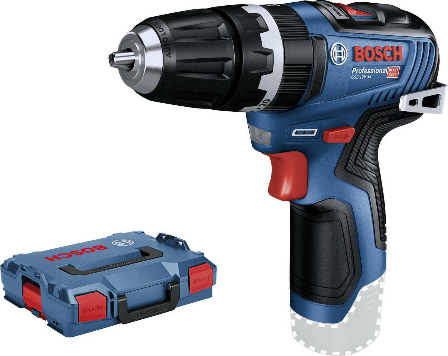BOSCH ΚΡΟΥΣΤΙΚΟ ΔΡΑΠΑΝΟΚΑΤΣΑΒΙΔΟ ΜΠΑΤΑΡΙΑΣ GSB 12V-35 SOLO 06019J9001