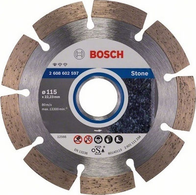 Bosch - Διαμαντόδισκος Κοπής Standard for Stone 115mm ΚΩΔΙΚΟΣ: 2608602597