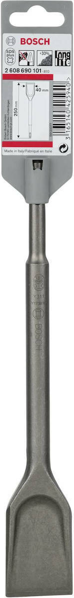 Καλέμι Πλατύ Bosch SDS-Plus 40Χ250 2608690101