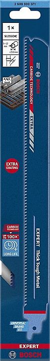Λάμα EXPERT 'Thick Tough Metal' 250mm S 1255 CHC BOSCH BOSCH  Κωδικός: 2608900371