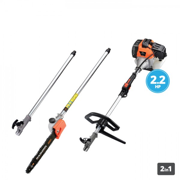 KRAUSMANN 3250-20 ΠΟΛΥΜΗΧΑΝΗΜΑ ΒΕΝΖΙΝΗΣ ΔΙΑΙΡΟΥΜΕΝΟ 52cc ΜΕ ΚΟΝΤΑΡΟΠΡΙΟΝΟ ΚΑΙ ΠΡΟΕΚΤΑΣΗ