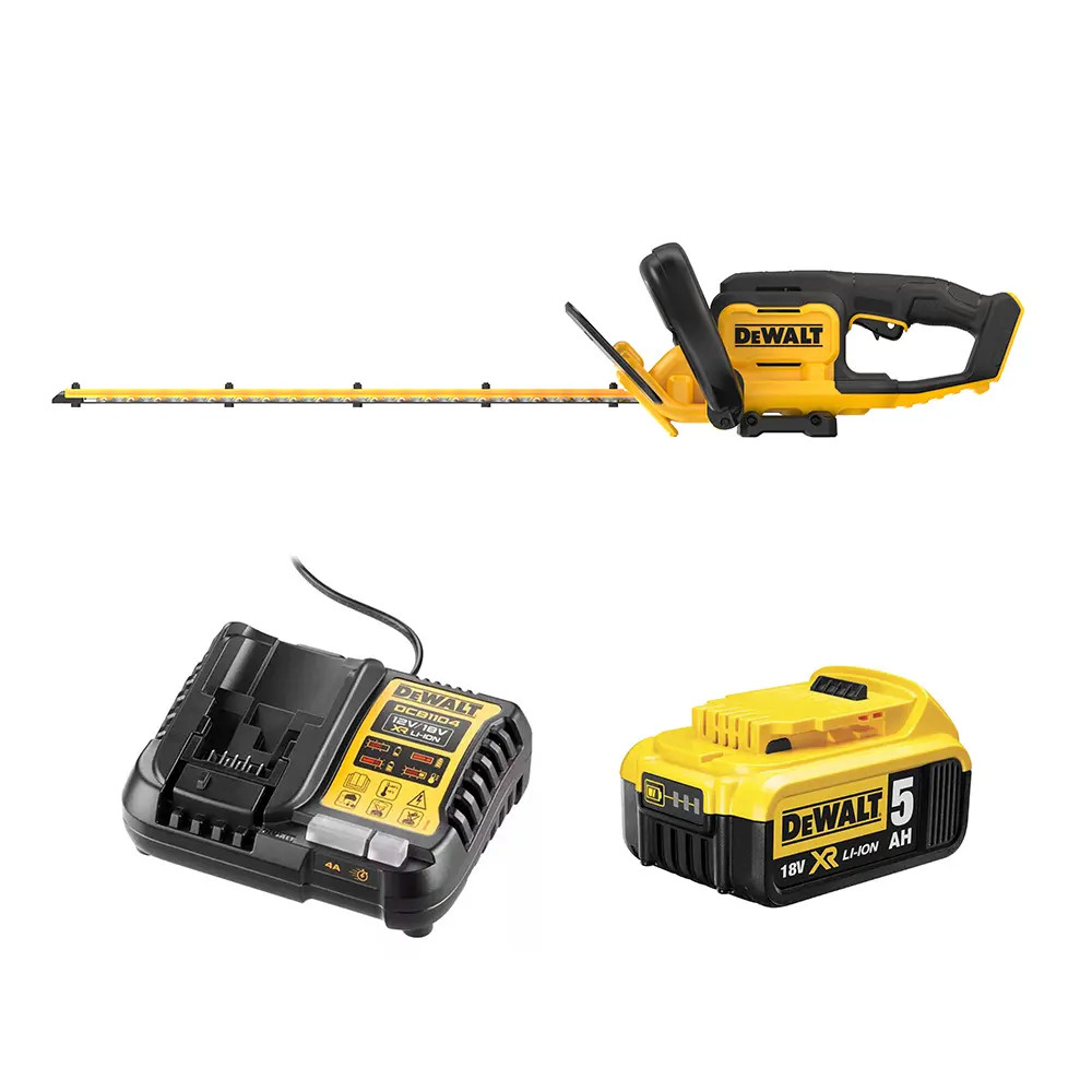DEWALT 18V XR Ψαλίδι Μπορντούρας 1x 5.0Ah Μπαταρία & Φορτιστής DCMHT564P1