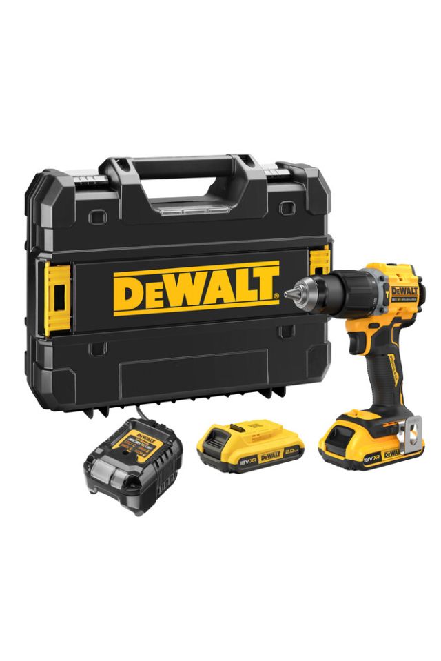 DEWALT ΚΡΟΥΣΤΙΚΟ ΔΡΑΠΑΝΟΚΑΤΣΑΒΙΔΟ 18V XR BRUSHLESS COMPACT (2X2AH) DCD799D2T-QW
