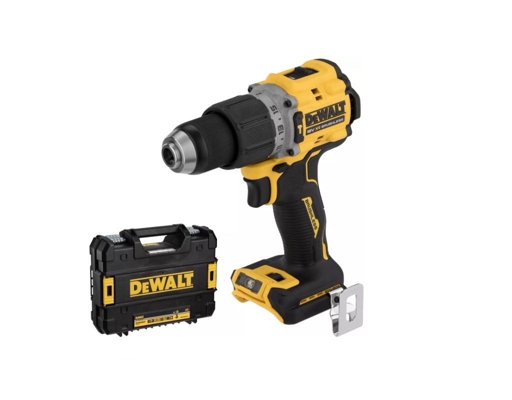 DeWALT Κρουστικό Δραπανοκατσάβιδο Μπαταρίας Brushless 18V Solo DCD805NT