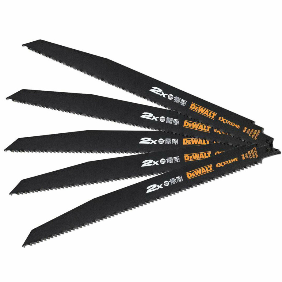 DEWALT Λάμες Σέγας για Ξύλο 152mm 6TPI 5TMX DT2300