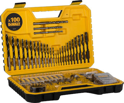 Σετ Εξαρτήματα σε Πλαστική Κασετίνα 100τμχ Dewalt DT71563