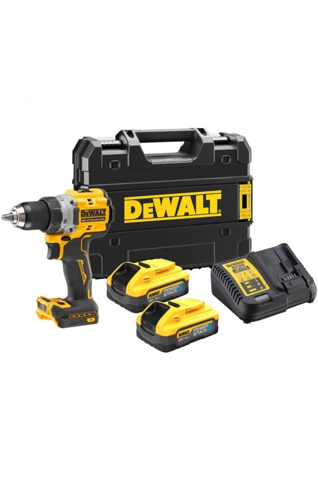 DEWALT ΔΡΑΠΑΝΟΚΑΤΣΑΒΙΔΟ ΜΠΑΤΑΡΙΑΣ 18V Li-Ion XR POWERSTACK BRUSHLESS 2 x 5.0Ah ΣΕ TSTAK DCD800H2T-QW