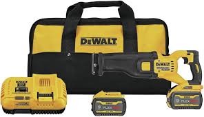 Κιτ παλινδρομικού πριονιού σεγάτσα 60V MAX DEWALT DCS389X2