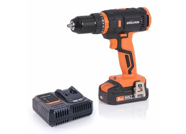 EVOLUTION Δράπανο Μπαταρίας Combi 18V R13CMB-Li LOADED