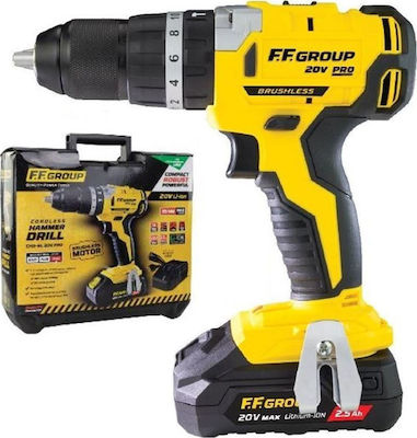 FF Group CHD-BL20V Plus Δραπανοκατσάβιδο Λιθίου Κρουστικό 2.5Ah 41317