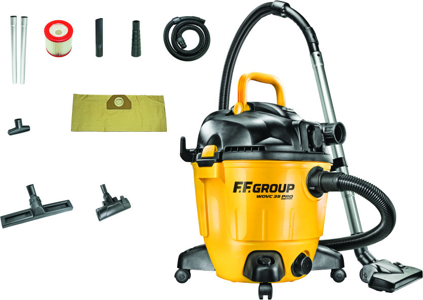 FF GROUP WDVC 35 PRO ΣΚΟΥΠΑ ΥΓΡΩΝ ΚΑΙ ΣΤΕΡΕΩΝ ΗΛΕΚΤΡΙΚΗ 1200W 35LT 43502