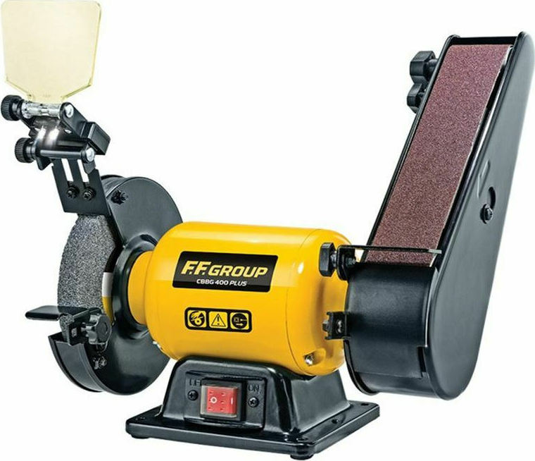 FFGROUP CBBG 400 PLUS Δίδυμος Τροχός με Ταινιολειαντήρα 400W 150mm 45524