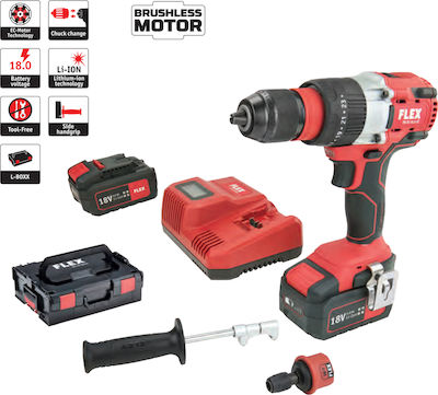 Δραπανοκατσάβιδο Κρουστικό Μπαταρίας 2x5.0Ah Flex PD 2G 18.0-EC 18V 487961