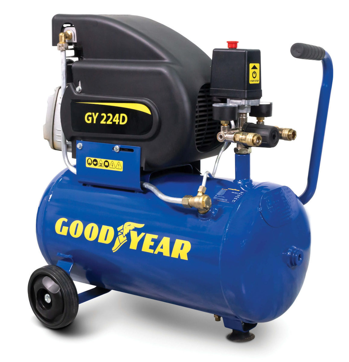 GOOD YEAR GY 224D: ΑΕΡΟΣΥΜΠΙΕΣΤΗΣ 24LT/2HP ΜΟΝΟΜΠΛΟΚ   608001