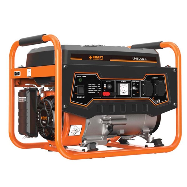 Ηλεκτρογεννήτρια Bενζίνης 223cc KRAFT LT4500N-6 AVR 63778