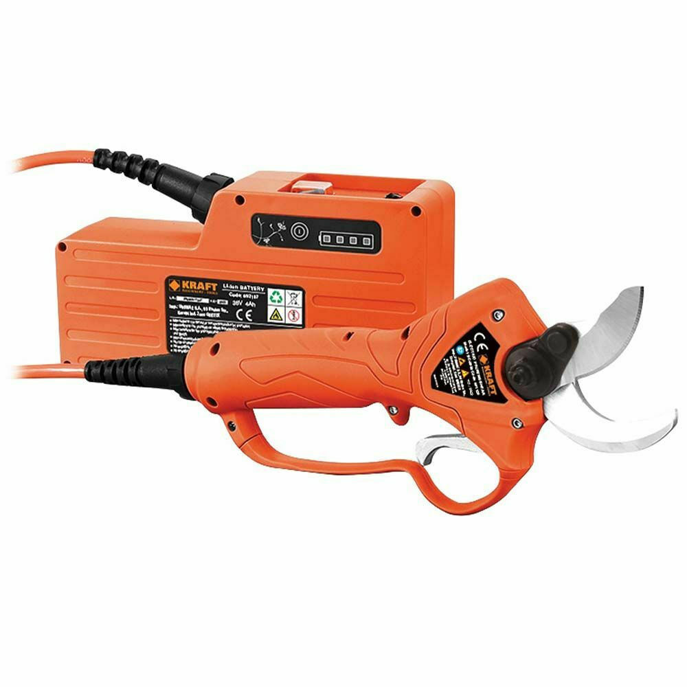 Ψαλίδι κλαδέματος Kraft Brushless μπαταρίας λιθίου 36V κοπή 40mm (1x4,0Ah)  691129
