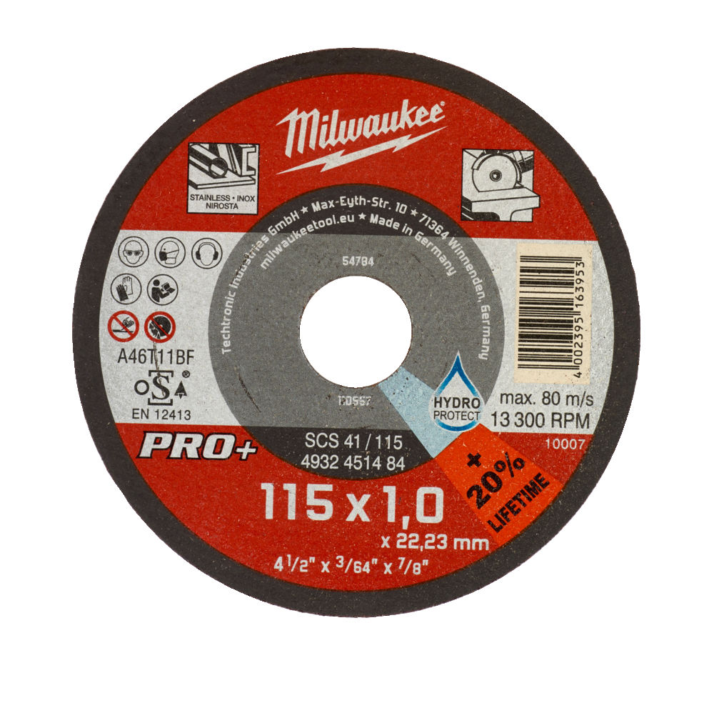 ΛΕΠΤΟΣ ΔΙΣΚΟΣ ΚΟΠΗΣ ΜΕΤΑΛΛΟΥ SCS 41 / 115 PRO+ Ø 115mm MW 4932451484