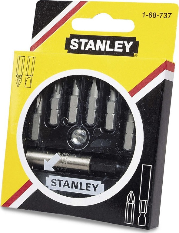 Μύτες Σετ 7 Stanley με Μαγνητικό Αντάπτορα 1-68-737