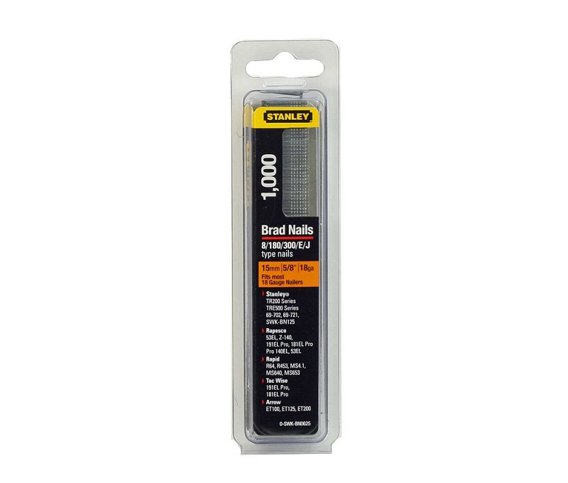 STANLEY Μονόκαρφα 1.000 Τεμάχια 15mm ή 5/8″ 1-SWK-BN0625T