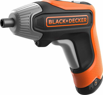 Black & Decker Κατσαβίδι Μπαταρίας 3.6V 5,5Nm σε Κασετίνα BCF611CK-QW 