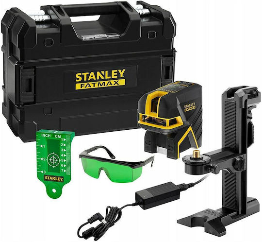 Stanley SCGI-P2 Αυτορυθμιζόμενο Γραμμικό Αλφάδι Laser Πράσινης Δέσμης με Εύρος Εργασίας 30m FMHT77597-1