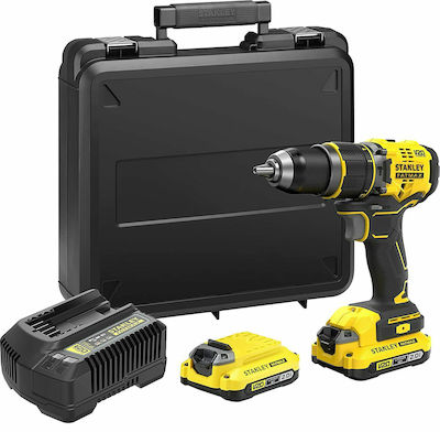 FATMAX® V20 BRUSHLESS 18V Κρουστικό Δραπ/δο (2x2.0Ah) - 14,4V - 18V - 20V ΜΕ ΚΡΟΥΣΗ - STANLEY SFMCD721D2K-QW
