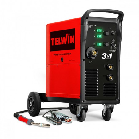 TELWIN - MASTERMIG 305I Ηλεκτροκόλληση Αερόψυκτο Inverter 3 σε 1 816200
