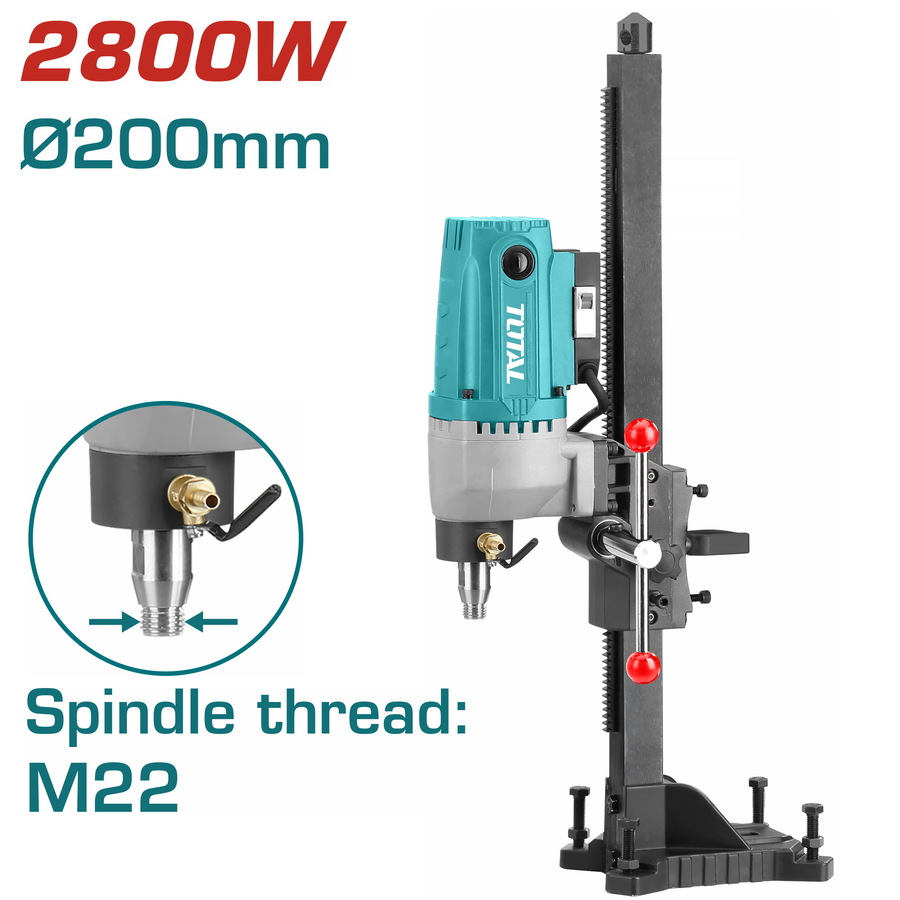 TOTAL ΕΠΑΓΓ. ΚΑΡΟΤΙΕΡΑ ΔΙΑΜΑΝΤΟΚΟΡΩΝΑΣ 2.800W / 200mm (TDDM28001)