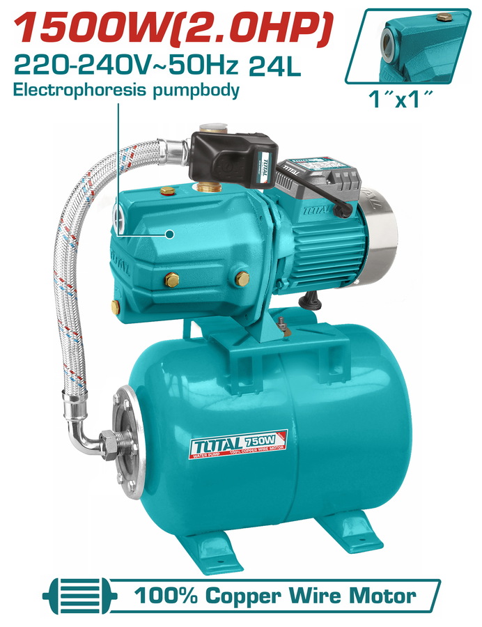 TOTAL ΠΙΕΣΤΙΚΟ ΝΕΡΟΥ 1.500W / 2HP (TWP415006)