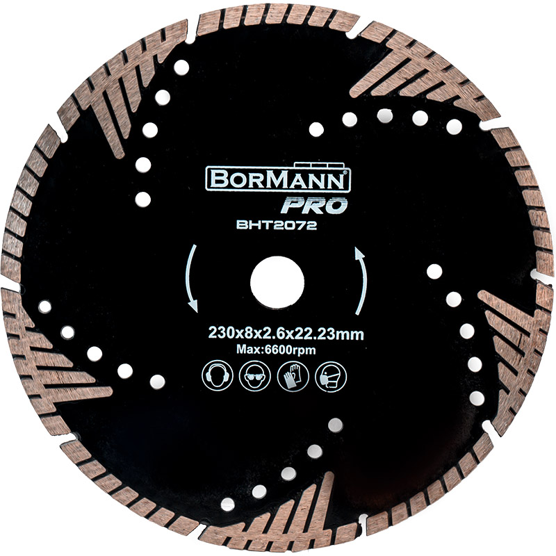 ΔΙΑΜΑΝΤΟΔΙΣΚΟΣ TRIANGLE TURBO Φ230x2.6x22.2mm 8mm 043966