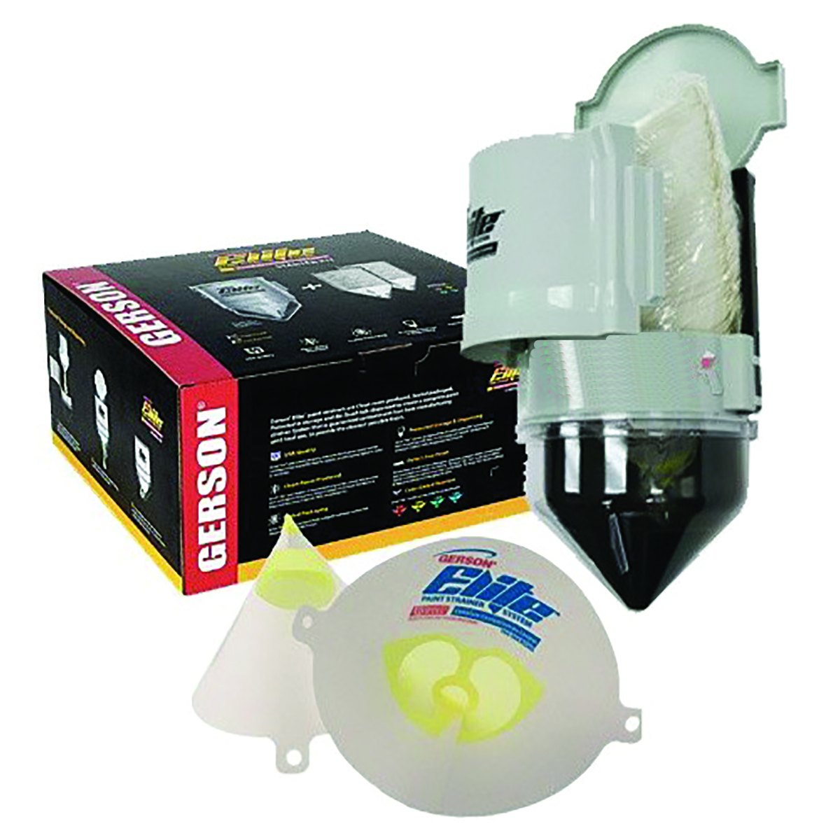 Gerson 012001-010614Y ELITE STARTER KIT - ΔΙΑΝΟΜΕΑΣ ΧΩΝΙΩΝ ΜΕ 250 ΦΙΛΤΡΑ 190Μ (ΚΙΤΡΙΝΗ ΣΙΤΑ)