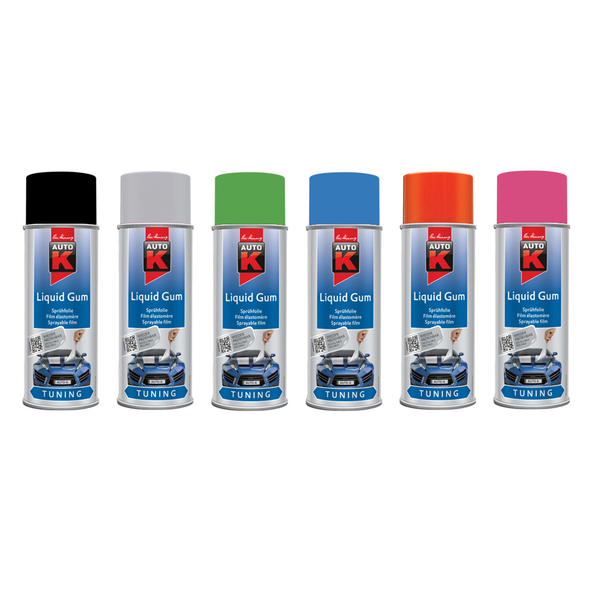 Kwasny Group AutoK 233254 SPRAY ΒΑΦΗΣ ΣΕ ΦΙΛΜ "LIQUID GUM, ΠΡΑΣΙΝΟ (ΝΕΟΝ) - 400ML