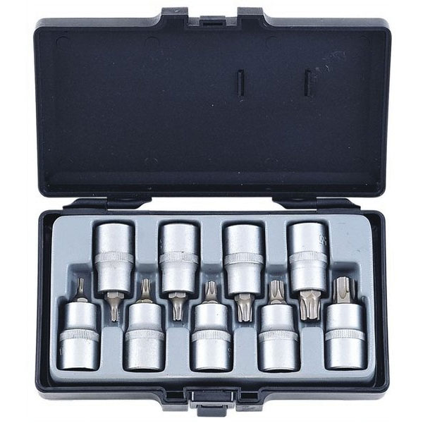 SET ΚΑΡΥΔΑΚΙΑ TORX 1/2" 9τμχ FORCE