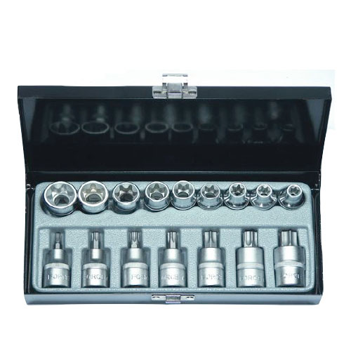 SET ΚΑΡΥΔΑΚΙΑ TORX 1/2'' 16τμχ FORCE