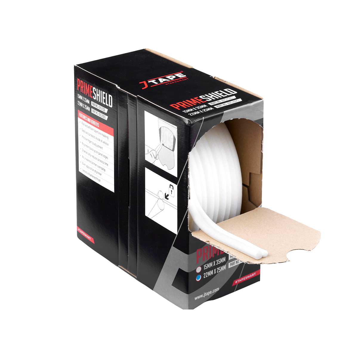 JTAPE 1015.2225 ΚΟΡΔΟΝΙ ΜΟΝΩΜΑΤΟΣ "PRIMESHIELD", ΡΟΛΟ 22MM x 25MT