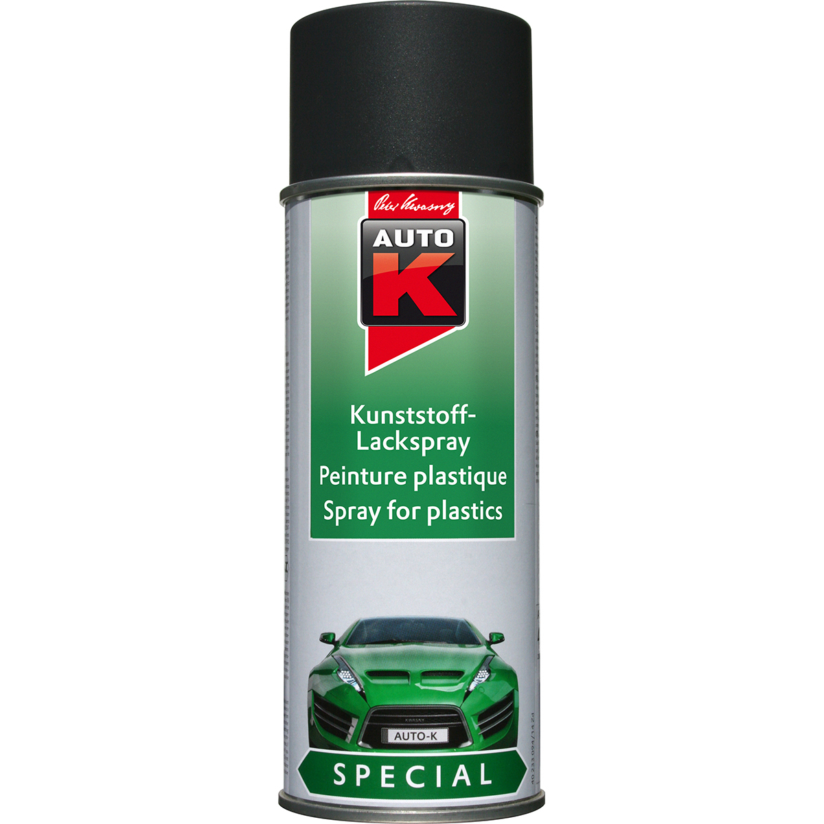 Kwasny Group AutoK 233096 SPRAY ΒΑΦΗΣ ΠΛΑΣΤΙΚΩΝ ΕΠΙΦΑΝΕΙΩΝ, ΑΝΘΡΑΚΙ - 400ML