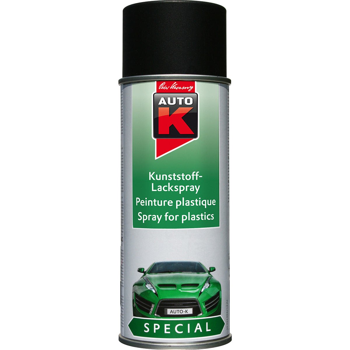 Kwasny Group AutoK 233097 SPRAY ΒΑΦΗΣ ΠΛΑΣΤΙΚΩΝ ΕΠΙΦΑΝΕΙΩΝ, ΜΑΥΡΟ - 400ML