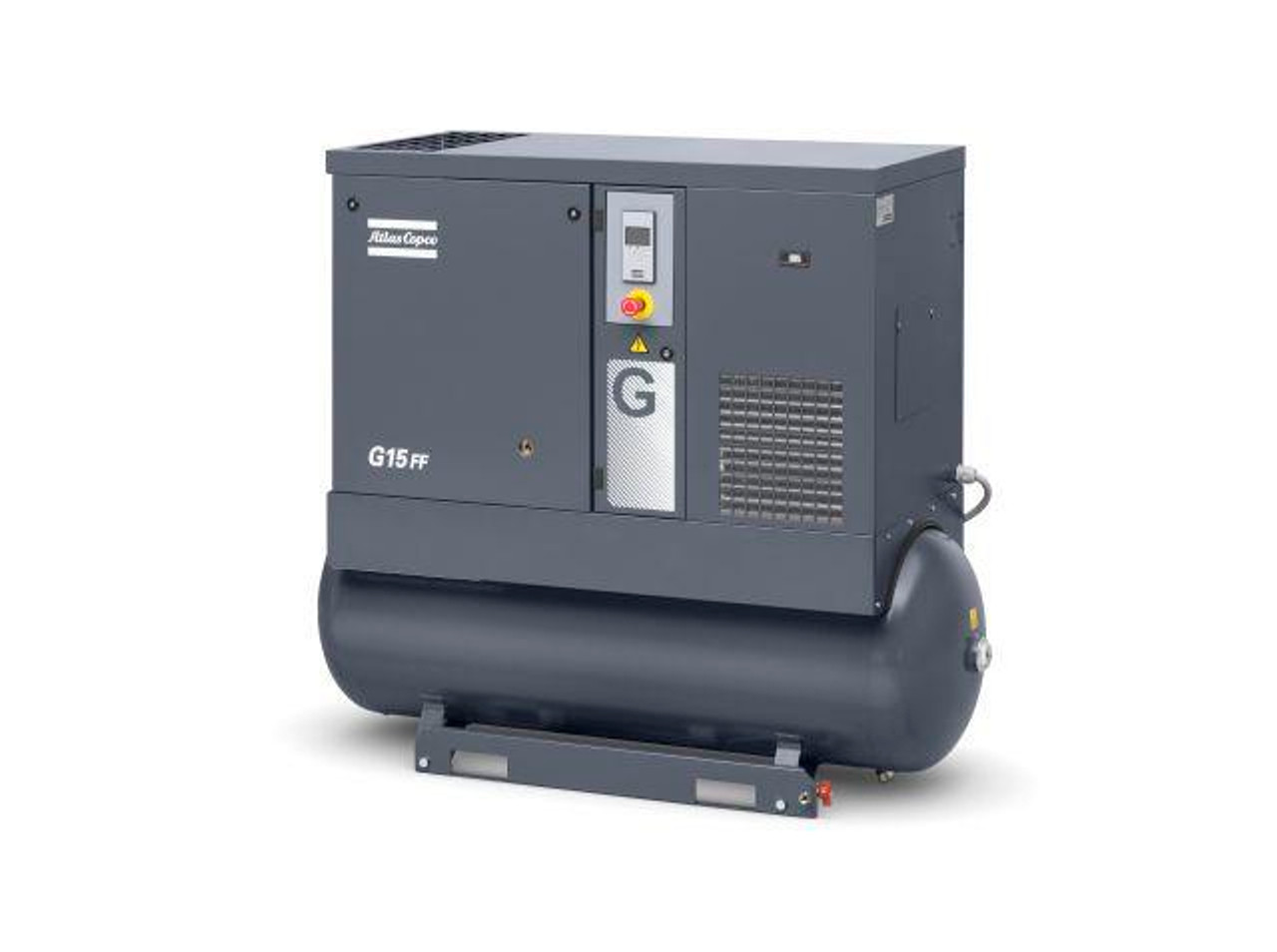 ATLAS COPCO 8153289965-51626 ΚΟΧΛΙΟΦΟΡΟΣ ΜΕ ΔΟΧΕΙΟ 500LT & ΞΗΡΑΝΤΗ - 20HP 15.0KW/10BAR, G15FF 10 400/50 TM500 CE