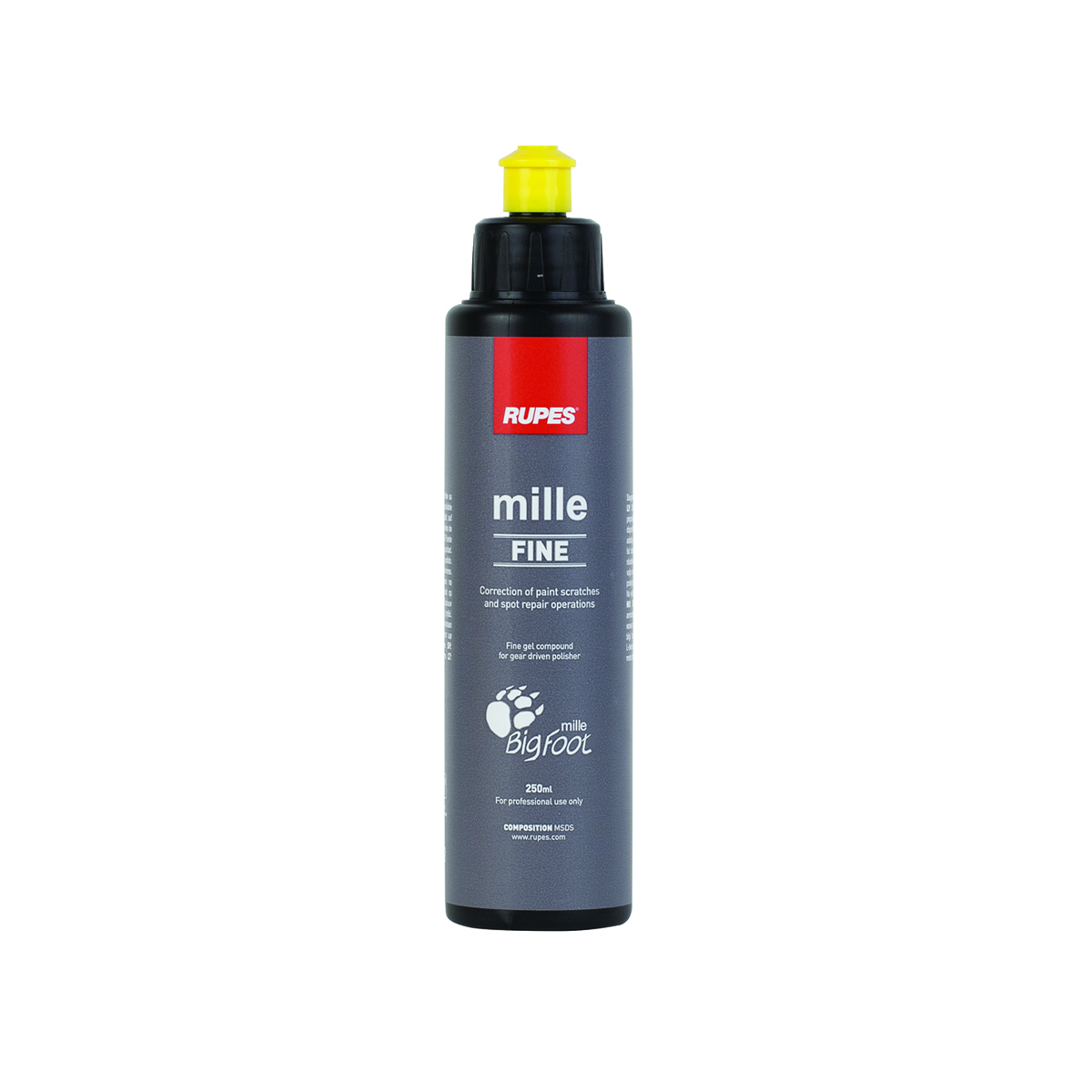 RUPES 9.BGFINE/250 ΑΛΟΙΦΗ ΓΥΑΛΙΣΜΑΤΟΣ "ΨΙΛΗ", ΚΙΤΡΙΝΗ - 250ML (MILLE)