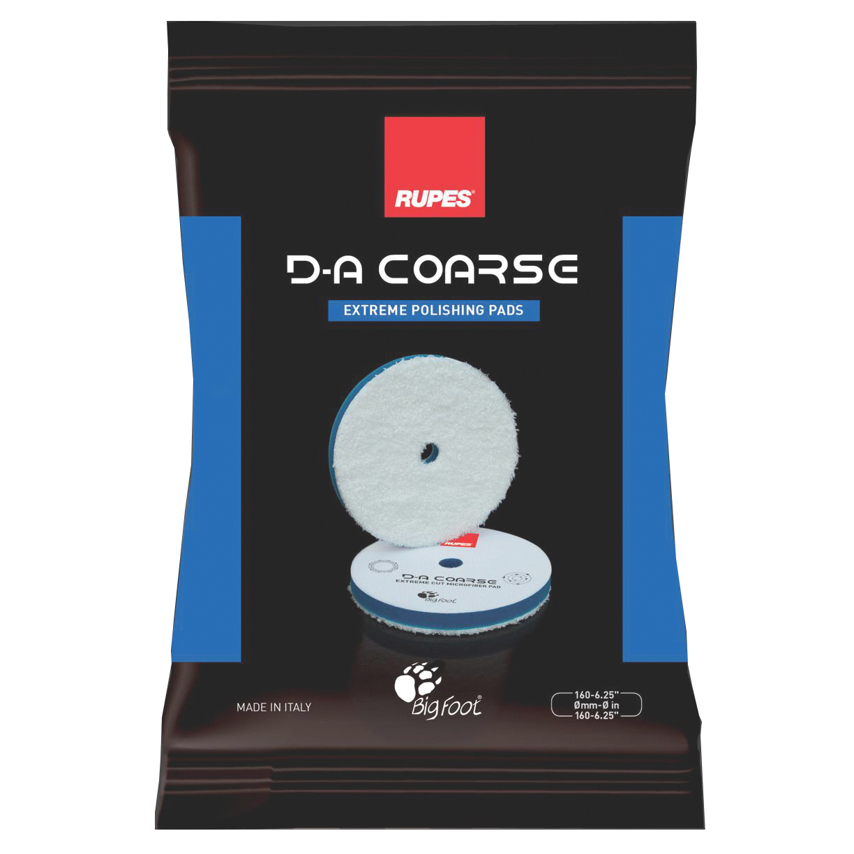 RUPES 9.MF130H ΣΦΟΥΓΓΑΡΙ ΜΕ ΜΙΚΡΟΪΝΕΣ DA COARSE "EXTREME CUT", HOOKIT, ΚΟΠΤΙΚΟ, 130MM (ΜΠΛΕ)