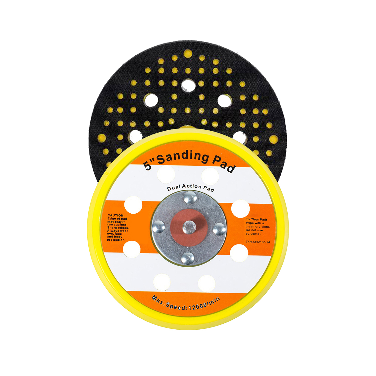 FinoPads FP-20957 ΠΟΛΥΤΡΥΠΗ ΠΛΑΚΑ ΤΡΙΒΕΙΟΥ "SLIM", Φ125mm, HOOKIT, 6+ MH (5/16)