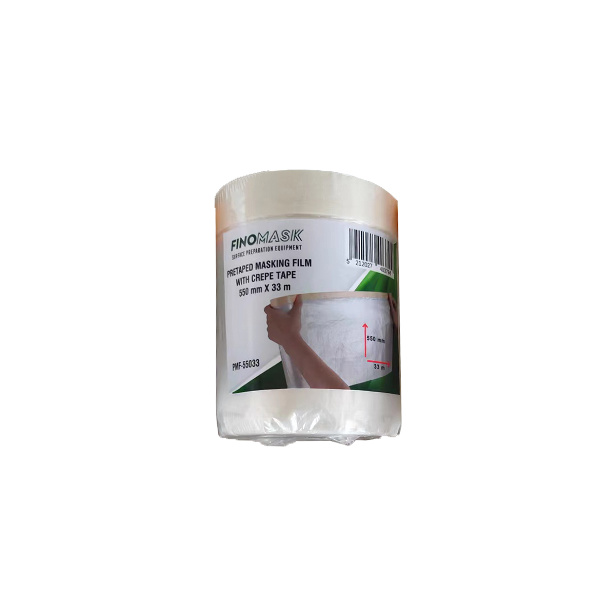 FinoMask PMF-55033 ΠΡΟΔΙΑΜΟΡΦΩΜΕΝΟ ΝΑΥΛΟΝ ΜΟΝΩΜΑΤΟΣ ΜΕ ΧΑΡΤΟΤΑΙΝΙΑ 550MM X 33MT (ΡΟΛΟ 7MIC - 60ΡΟΛΑ/ΚΟΥΤΑ)