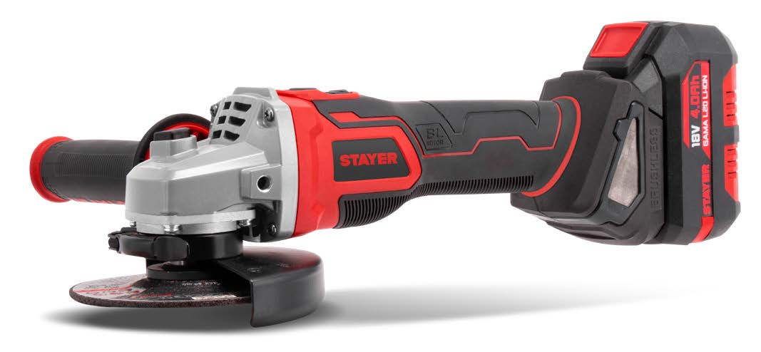 STAYER Γωνιακός Τροχός 18V Brushless L20 Set 2*5.0Ah