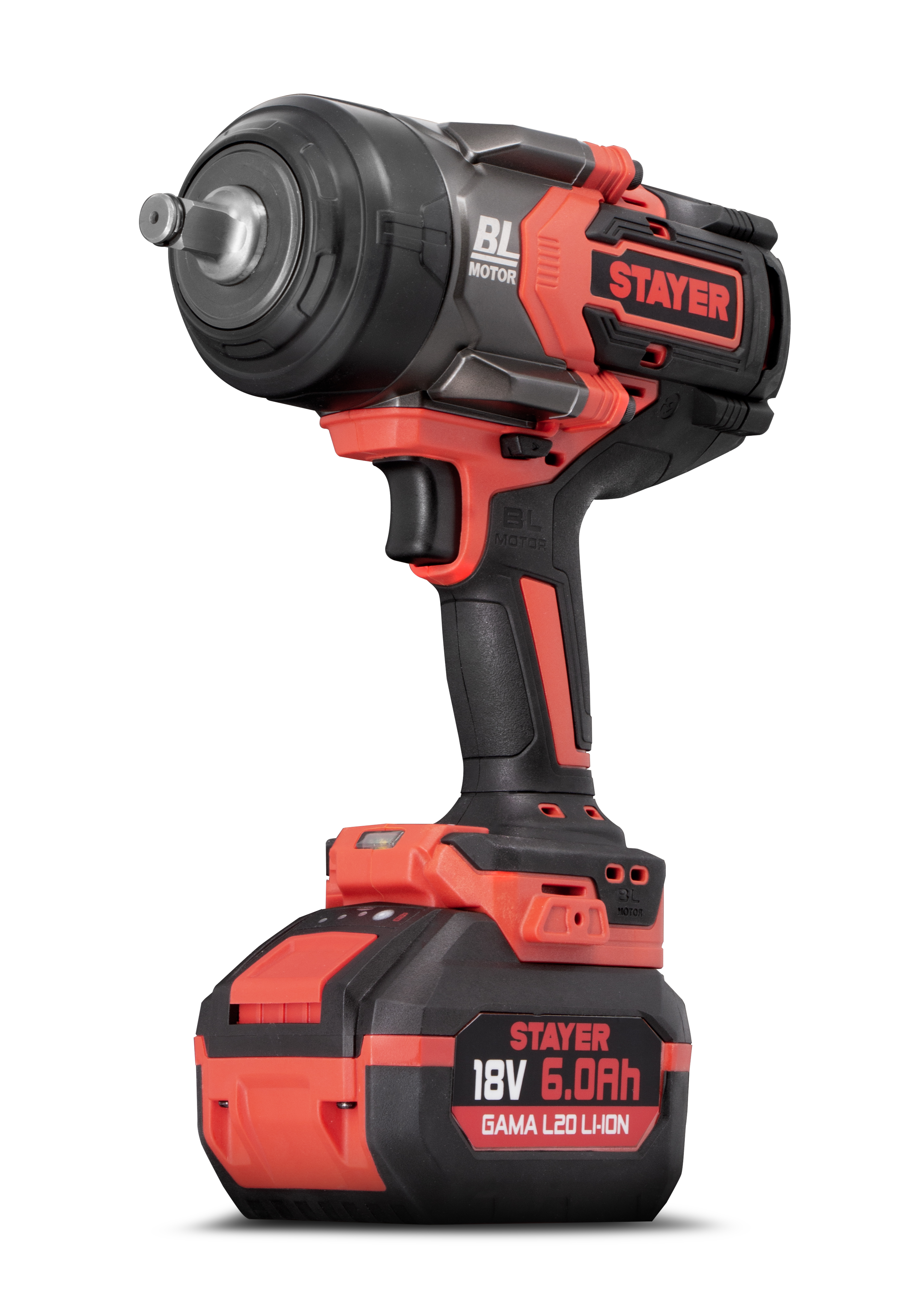 STAYER ΜΠΟΥΛΟΝΟΚΛΕΙΔΟ 1/2'' Brushless ΜΠΑΤΑΡΙΑΣ 18V - L20 (X/BAT)
