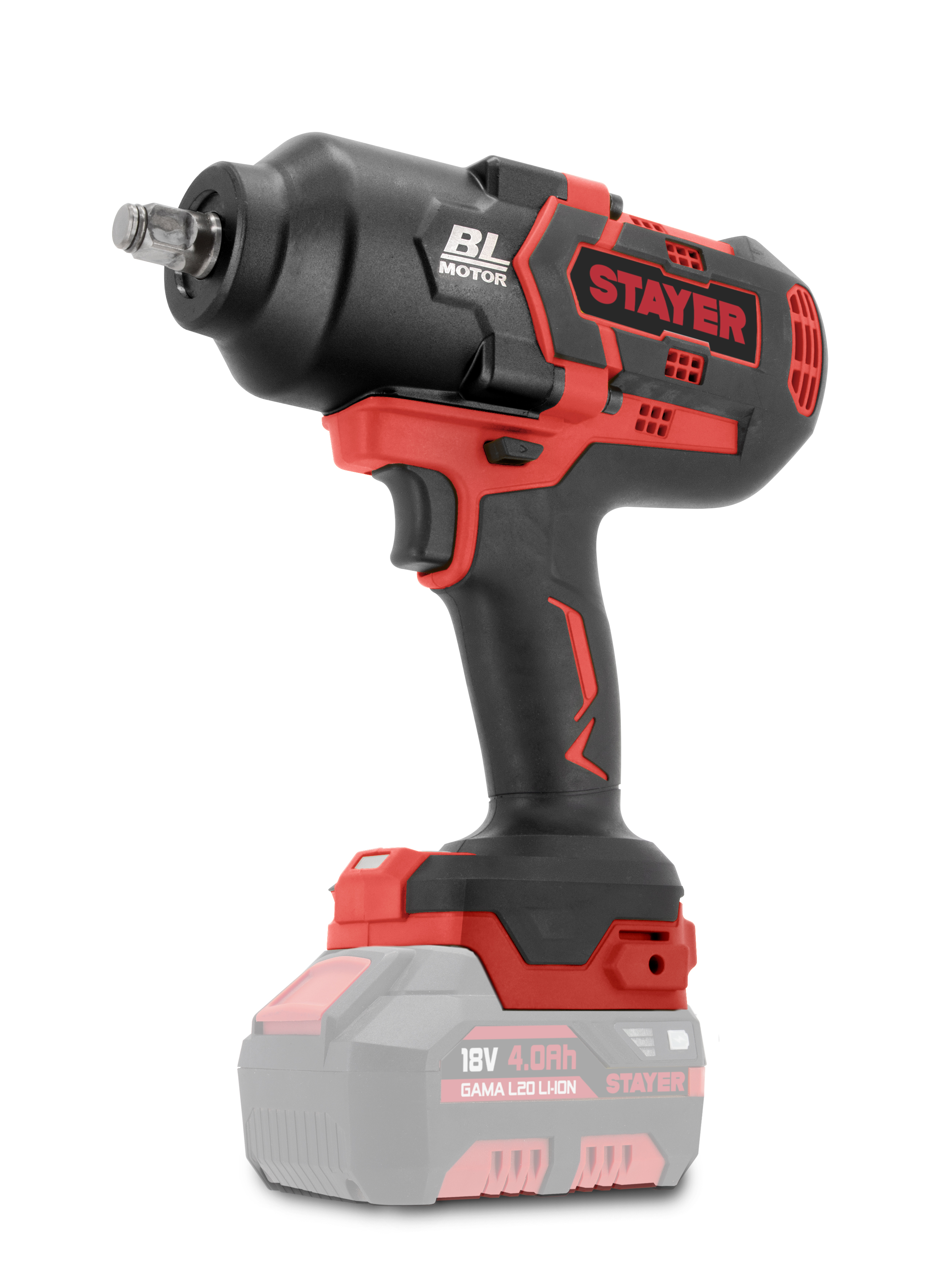 STAYER ΜΠΟΥΛΟΝΟΚΛΕΙΔΟ 1/2'' Brushless ΜΠΑΤΑΡΙΑΣ 18V - L20 (X/BAT)