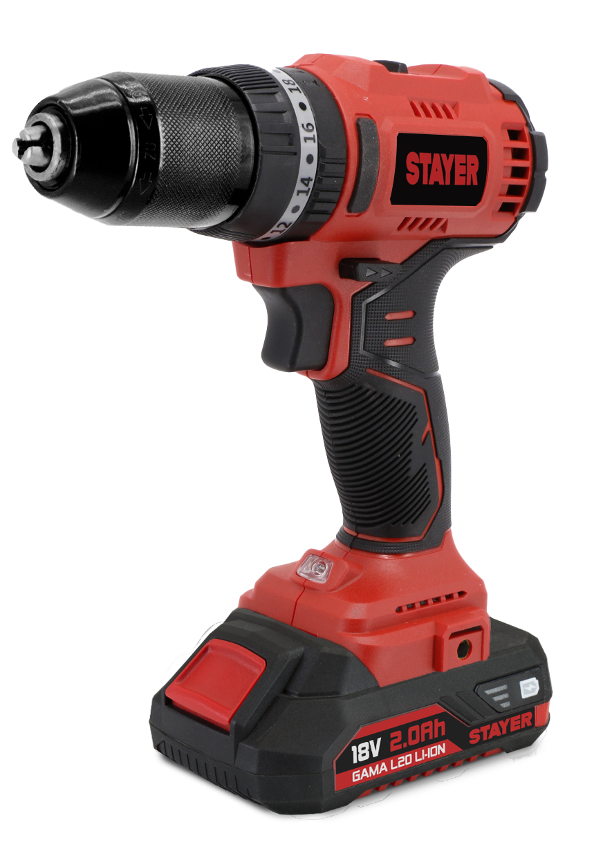 STAYER Κρουστικό Δραπανοκατσάβιδο Brushless 50Nm 18V - L20 2*2.0Ah