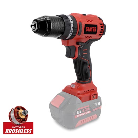 STAYER Κρουστικό Δραπανοκατσάβιδο Brushless 50Nm 18V - L20 (X/BAT)